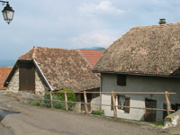 Foto : Toitures typique du village